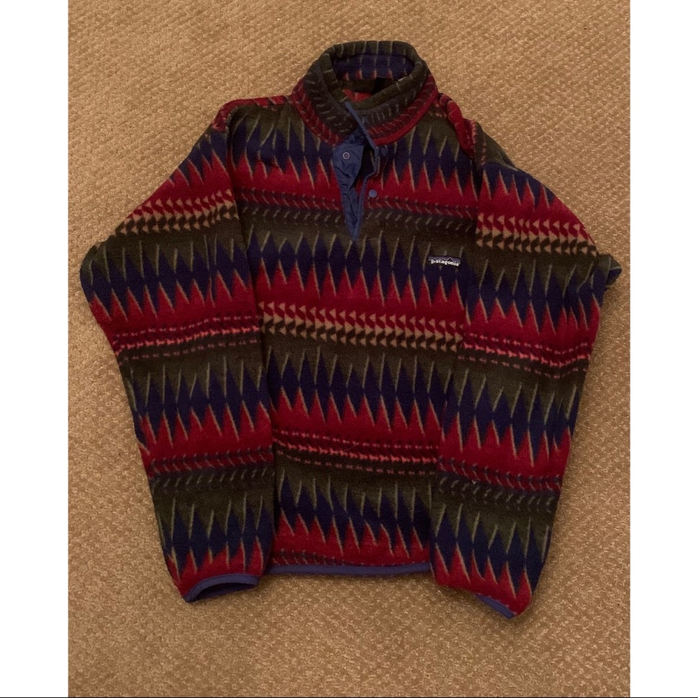 Vintage Patagonia Synchilla snap-T Pullover